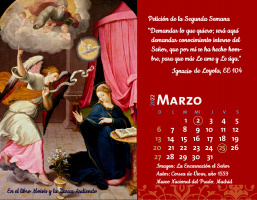 MARZO - 2022 Conocimiento interno y Encarnación del Señor.