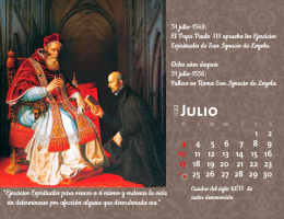 JULIO- 2022 El Papa Paulo III aprueba los Ejercicios Espirituales de San Ignacio de Loyola.