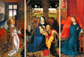 Encarnación-Epifanía de Rogier van der Weyden 