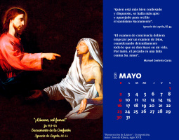 Mayo <small><small>“Resurrección de Lázaro” composición.</small></small>