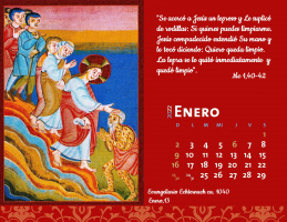 ENERO - 2002 Calendario de la Misericordia de Jesús
