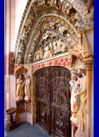 Puerta del Claustro de la Catedral de Burgos 