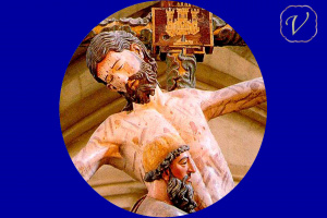 Institución de la Eucaristía, Muerte y Resurrección de Jesús Calendario Marcapáginas de Arte 2023 siguiendo la liturgia del ciclo A